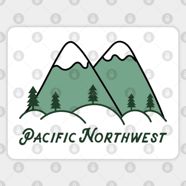 Pacific Northwest Magnet by happysquatch